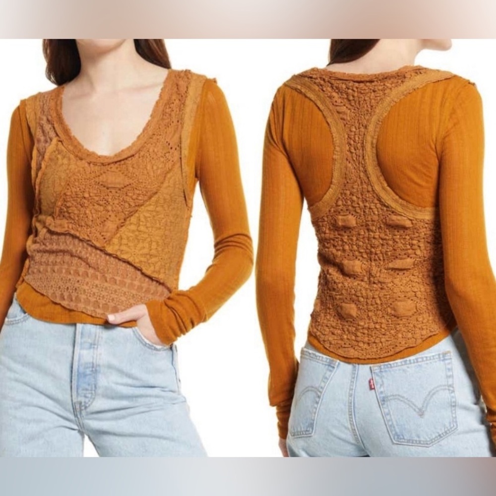 Free People Taylor Layered Looks Top - Picture 3 of 14